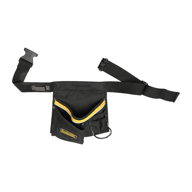 7 HOLDERS/POCKET TOOL POUCH BELT WITH STEEL HAMMER LOOP AND MEASURE HOLDER JKB-392C18 