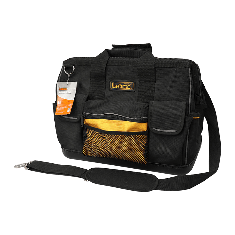 16' 33POCKETS HIGH END WIDE MOUTH TOOL BAG WITH PP BOTTOM JKB-86018-16