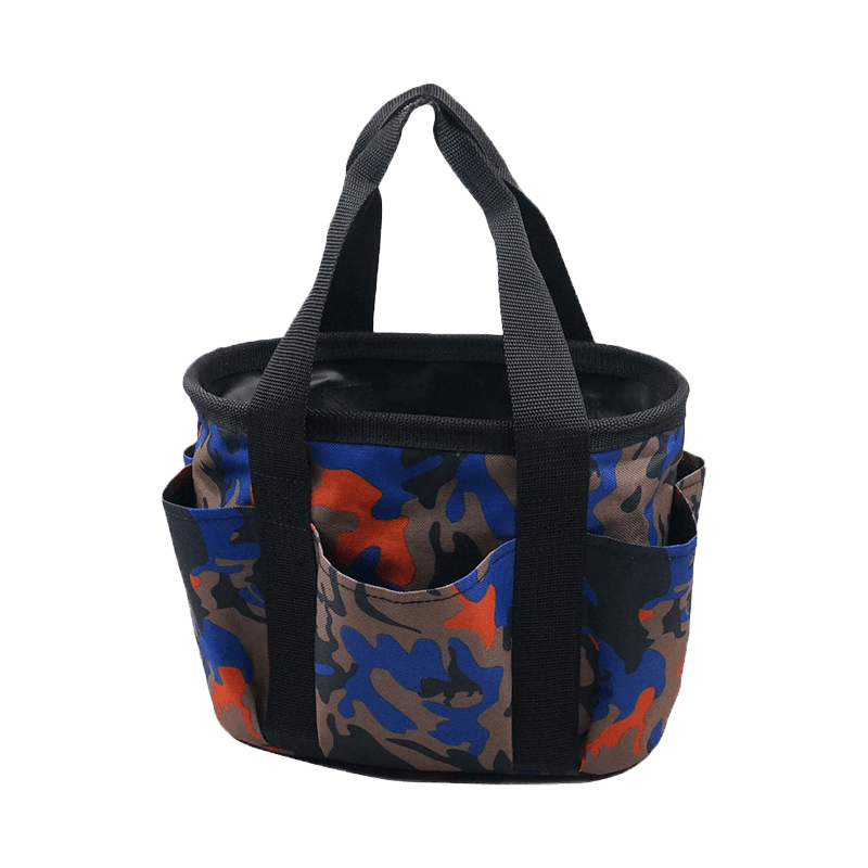 30cm Collapsible oval tool tote, camo,  JKB-74517