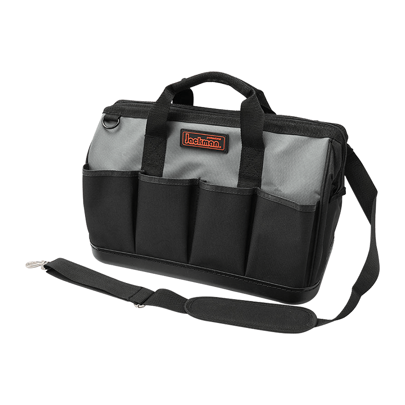 16' Economical Gate Mouth Tool Bag With Pp Bottom And Shoulder Strap(200 Series ) JKB-011B19-16