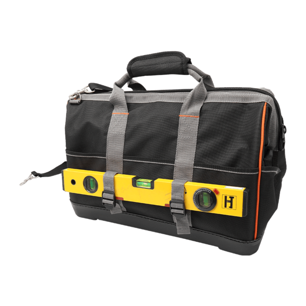 18'Orange Gray with PP hard bottom toolbag,with shoulder strip 300 series   JKB-05219-18
