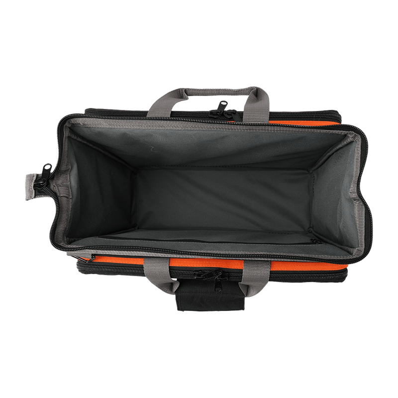 17' 45 POCKETS AND HOLDERS  BOTH SIDE OPEN  LAPTOP TECH TOOL BAG WITH WATER PROOF TPR BOTTOM,   JKB-25519-17
