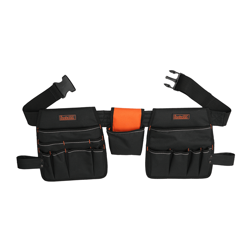 3 POUCHES TOOL BELT WITH 2   HAMMER HOLDER JKB-34819 