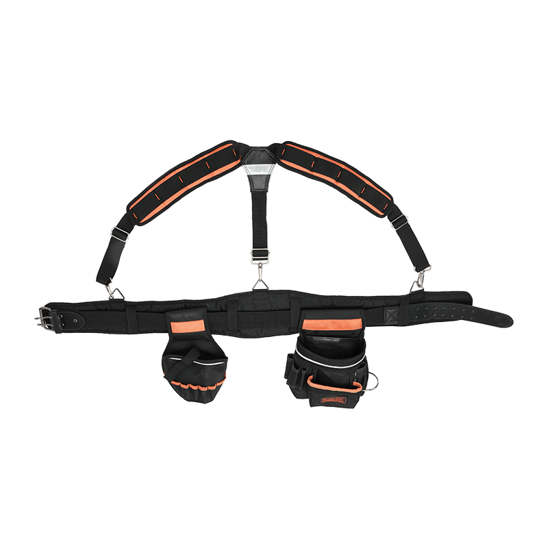 MULTI-PURPOSE  TOOL POUCH WITH SUSPENDERS AND REFLECT STRIP JKB-343214