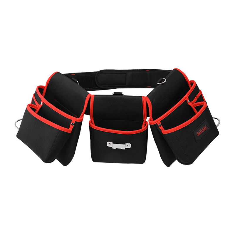 TRIPLEX POUCHES TOOL BELT WITH WAIST SUPPORT AND CUSHION JKB-32319