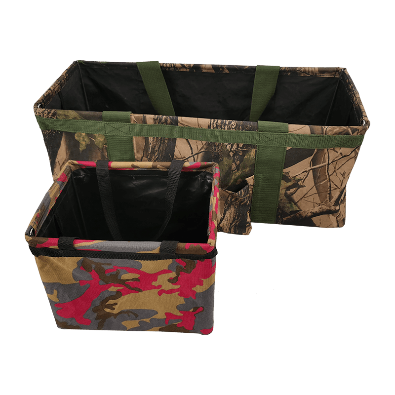 25cm Foldable  rectangular tool tote, camo, JKB-702-3-CA