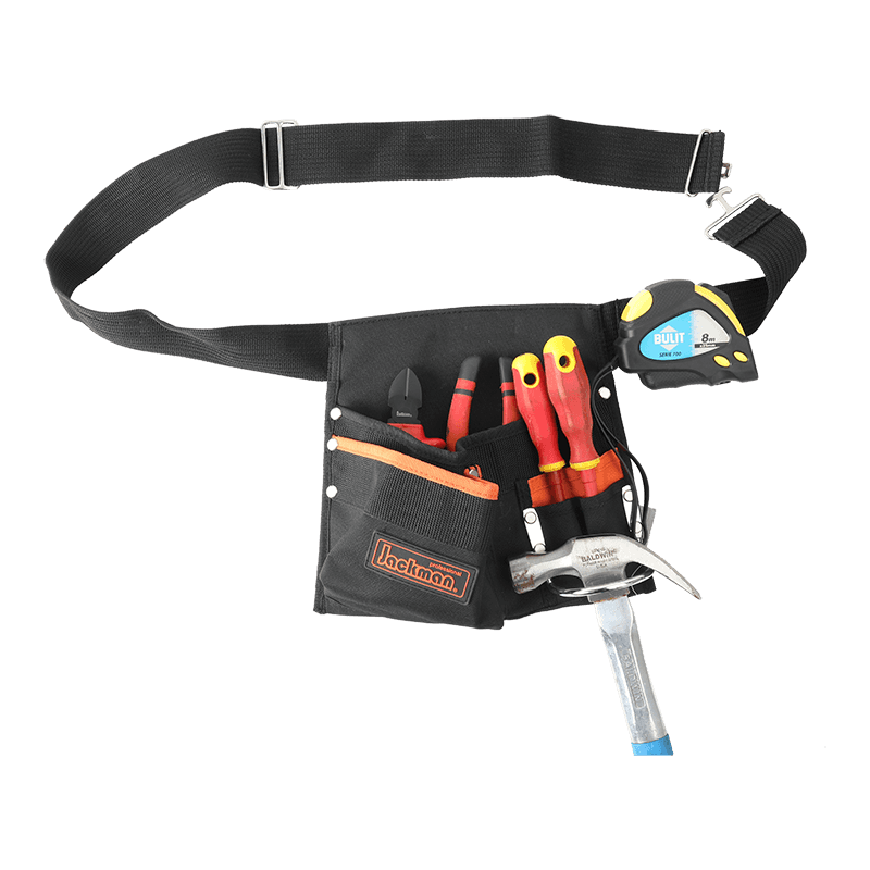 SINGLE POUCH TOOL BELT,INCL. 1-PCE HAMMER LOOP JKB-392