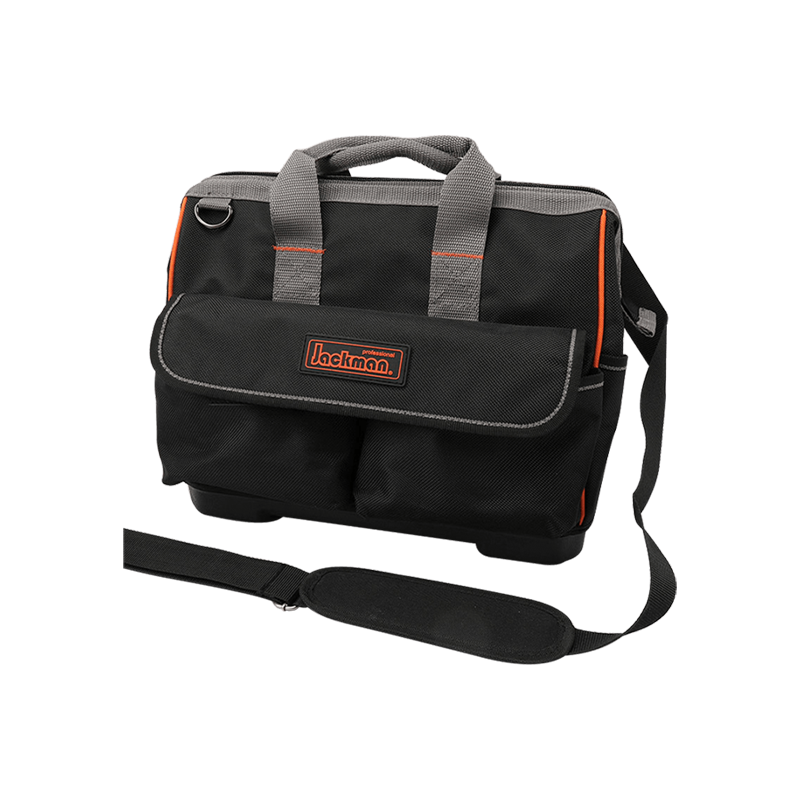 14' GATE/WIDE MOUTH TOOL BAG WITH WATER PROOF PP HARD BOTTOM JKB-753B19-14